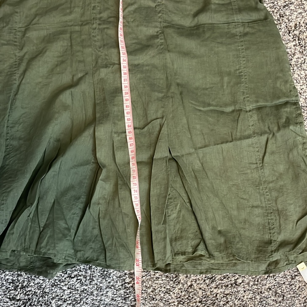 Isabel Marant Etoile Green Crowl Neck Cotton Mini Dress S - Picture 12 of 12